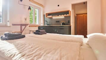 1 Schlafzimmer, kostenloses WLAN, BettwÀsche