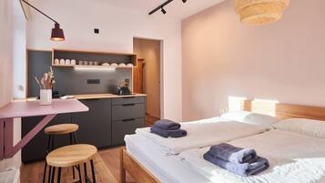 1 Schlafzimmer, kostenloses WLAN, BettwÀsche