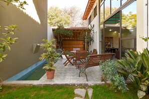 Outdoor dining - Espectacular casa cerca de Arístides Villanueva (Mendoza)