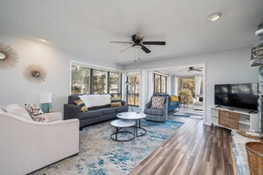 Smart-tv en een stereo