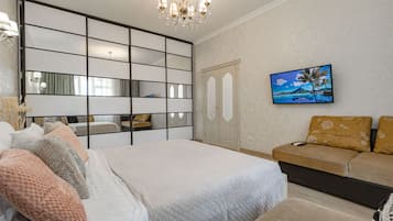 1 soveværelse, strygejern/strygebræt, Wi-Fi, sengetøj