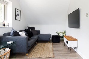 TV, offices - Stylish Self-Contained Countryside Accommodation (Funtington)