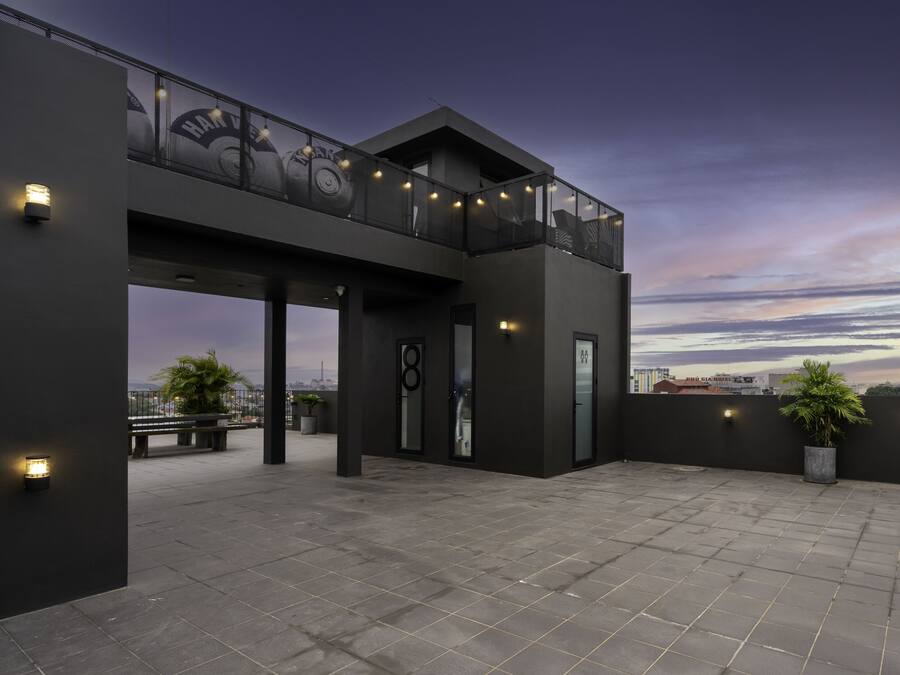 Terrasse sur le toit