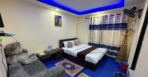Deluxe Room, 1 King Bed, Allergy Friendly | Desk, free WiFi, bed sheets - Hotel Yog Darshan (Kathmandu)