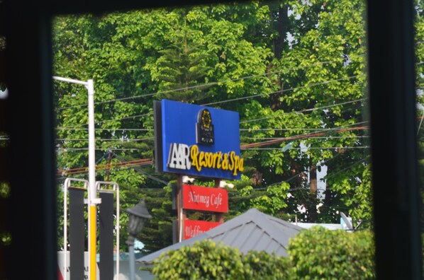 Façade de l’hébergement