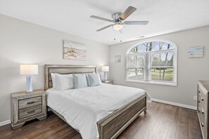 5 bedrooms, iron/ironing board, travel crib, free WiFi