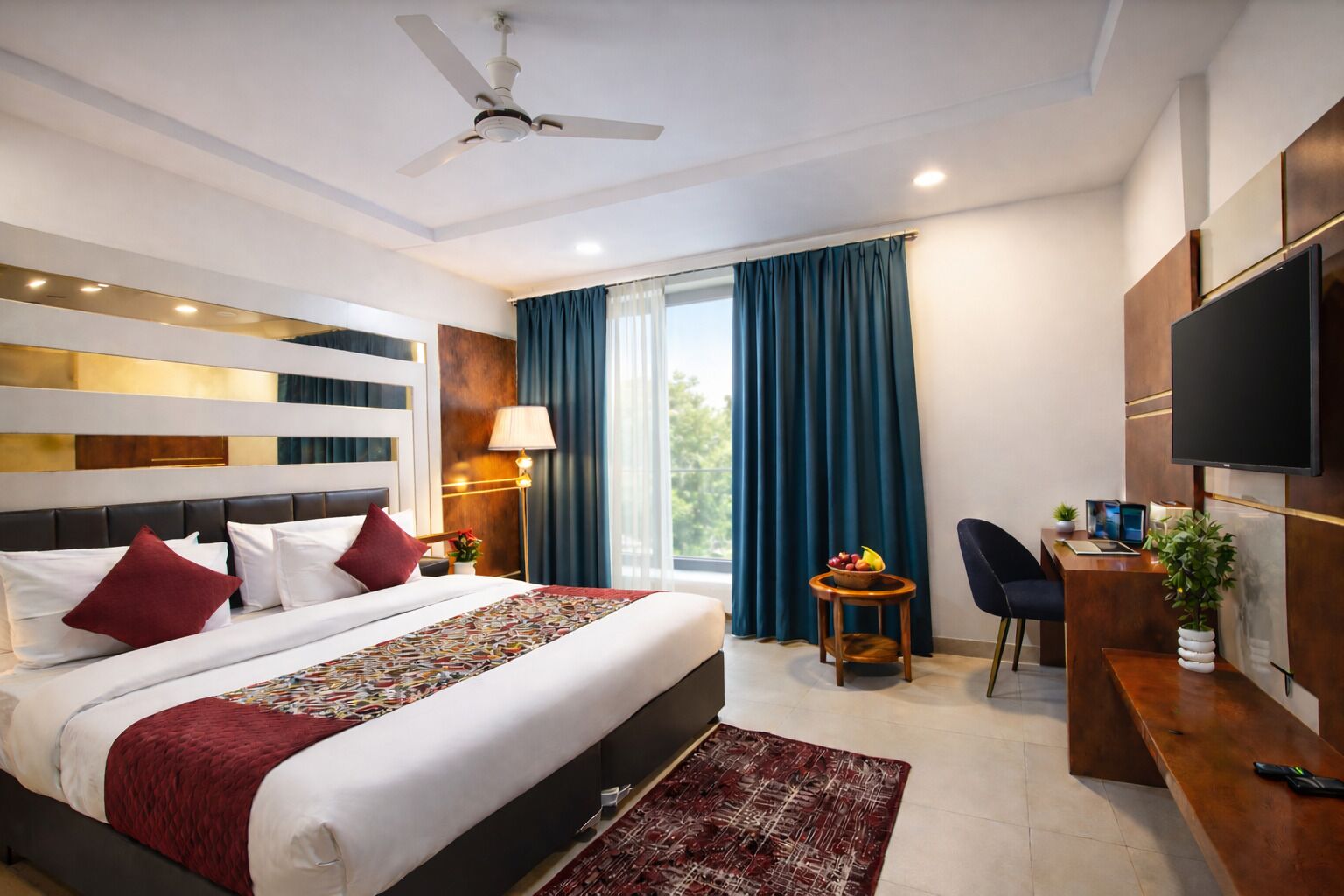 Residency Suite _ With City View | 1 室のベッドルーム、エジプト綿のシーツ、高級寝具、羽毛の掛け布団