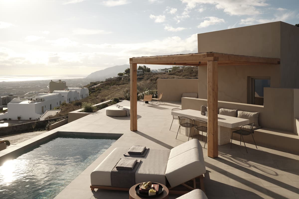 Premier Villa, 2 Bedrooms, Private Pool, Sea View | Terrace/patio