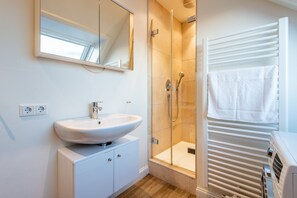 Hair dryer, towels