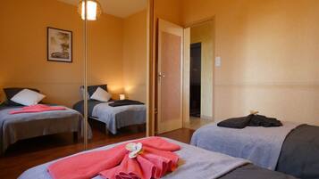 4 chambres, Wi-Fi gratuit, draps fournis