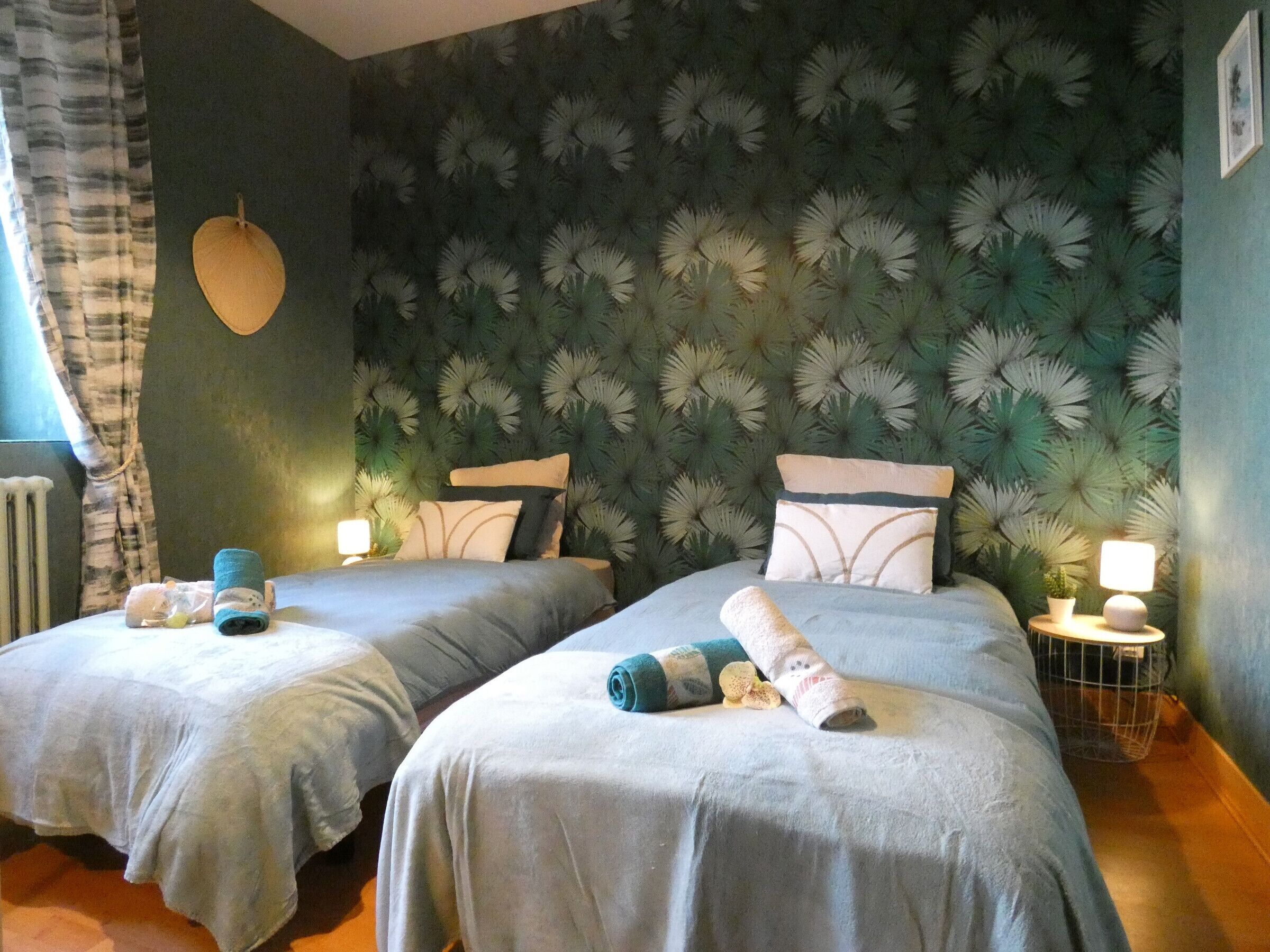 4 chambres, accès au Wi-Fi (inclus), literie fournie