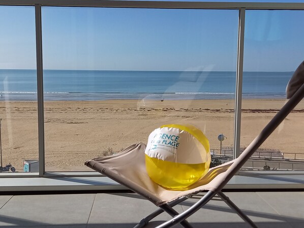 On the beach