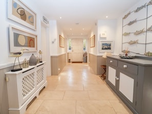 Fridge, dishwasher, electric kettle, toaster