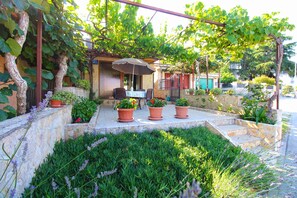 Terrace/patio - Holiday apartment with air conditioning (Pula)