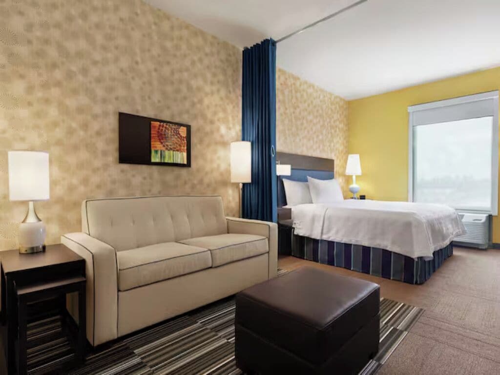 Bedroom. Interior and views may vary based on location and availability.