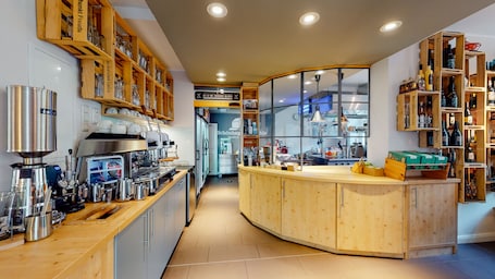 Farm to table cuisine, garden views