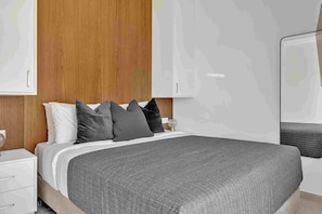 Luxury Apartment | 1 bedroom, in-room safe, blackout curtains, iron/ironing board - Phaedrus Living: Alkminis Seaview Suites Mare (Paphos)