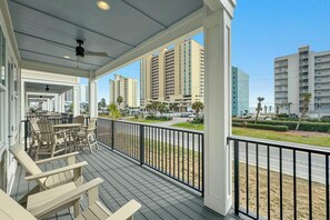 House, Multiple Beds, Balcony, Partial Ocean View | Outdoor dining - New Listing! Luxury Home, Sleeps 10 w/ Shared Pool (Gulf Shores)