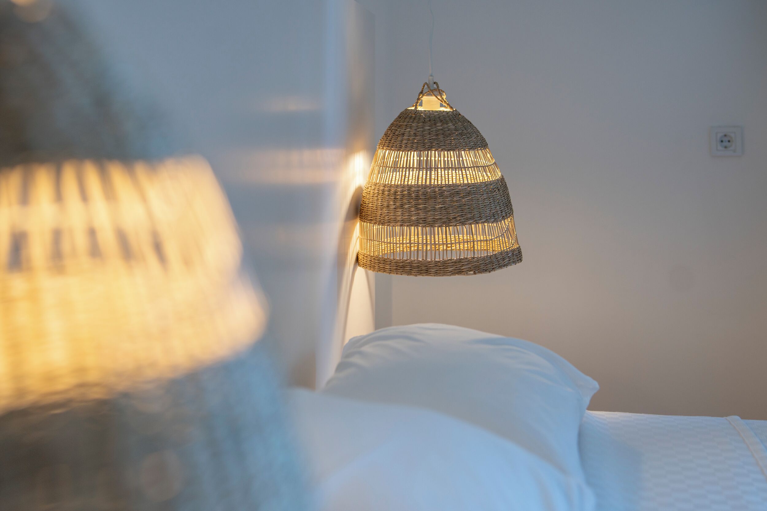 Draps en coton égyptien, literie de qualité supérieure, minibar