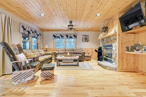 TV, fireplace, DVD player - Deer Run | 3 Bed, 2 Bath (Greenwood)