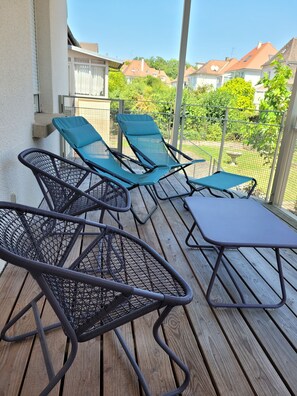 Terrace/patio - Le Cocon D'emma, Appartement Bourgeois Avec Terrasse , Parking Gratuit (Strasbourg)