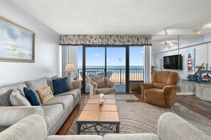 TV - Capri-3 Bed/2 Bath Direct Ocean Front Condo with Indoor Pool! (Ocean City)