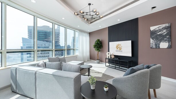 Appartement, 4 chambres, balcon | Aire de séjour