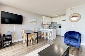 Condo, 1 chambre | Aire de séjour
