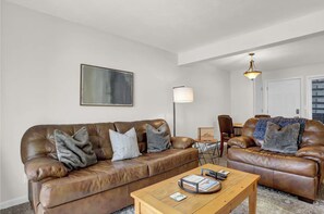 Living area - 2BD/2BA Condo With Pool And On Free Bus Route! (Steamboat Springs)