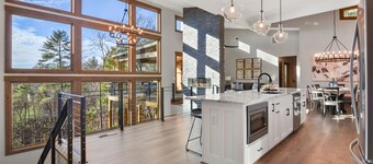 Splash Mountain Lodge ~ Modern Cabin w/ Heated Indoor Pool ~ Hot Tub ~ Fire Pit