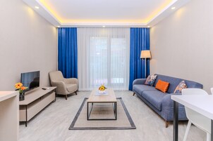 Sengetøy i egyptisk bomull, sengetøy av topp kvalitet og minibar