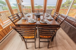 Dining - Entire Duplex with Hot Tub and Steps away from the Beach! (Rockaway Beach)