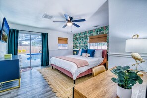 4 chambres, bureau, fer et planche à repasser, accès au Wi-Fi (inclus)