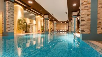 Indoor pool, outdoor pool