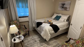 1 makuuhuone, silitysrauta/-lauta, vauvan matkasänky, ilmainen Wi-Fi