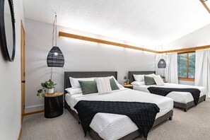 5 bedrooms, iron/ironing board, travel cot, WiFi