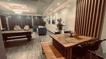 Sala de estar en el lobby