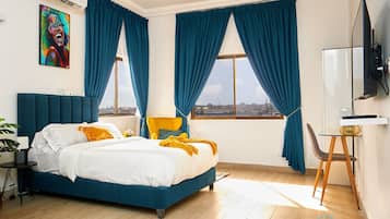 1 chambre, bureau, fer et planche à repasser, Wi-Fi gratuit