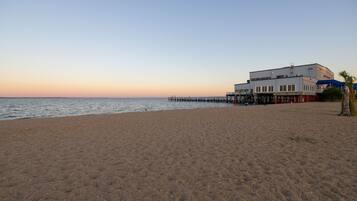 Sun loungers, beach towels