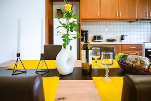 Dining - Cozy Nikola's Vineyard Apartment Ground Floor (Galatas)