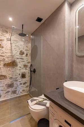 Hair dryer, towels - Peaceful, Seaview Plagia Room 1 (Plagia)