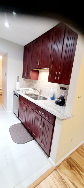 Private kitchen - Enjoy your charming townhouse in the heart of Alexandria, 70' TV, wife, Fkitchen (Alexandria)