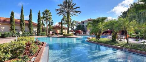 Piscina externa, piscina aquecida