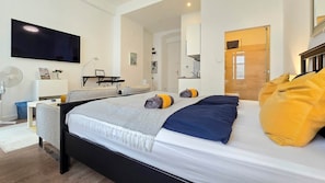 1 bedroom, iron/ironing board, WiFi, bed sheets - IMCT - Pearl Apartment in the Center (Budapest)