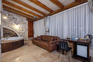 Panoramic Suite, Fireplace, City View | View from room - Emars Cave Cappadocia (Ürgüp)