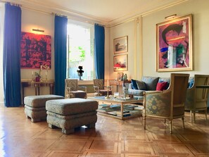 Living area - Paris16-etoile-appartement Avec Jardin Privatif (Paris)