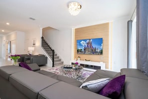 Living area - A Luxurious Getaway Steps Disney Orlando at Storey Lake Resort (Kissimmee)