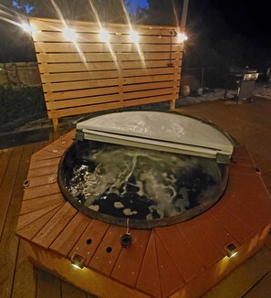 Utendørs boblebad