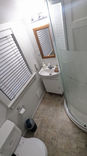 Secador de pelo, toallas, jabón, shampoo