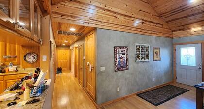 Secluded pet friendly hill country home on 7 acres.